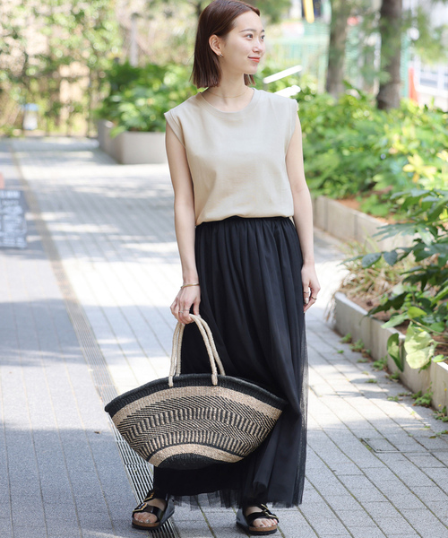 「JOURNAL STANDARD relume」 ノースリーブトップス FREE ホワイト レディース_画像8