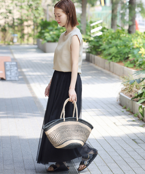 「JOURNAL STANDARD relume」 ノースリーブトップス FREE ホワイト レディース_画像9