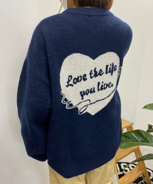 「nemne store」 長袖ニット MEDIUM アイボリー レディース_画像2