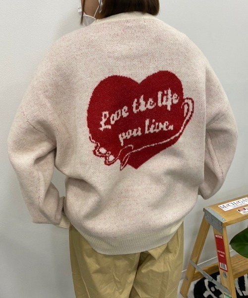 「nemne store」 長袖ニット MEDIUM アイボリー レディース_画像6