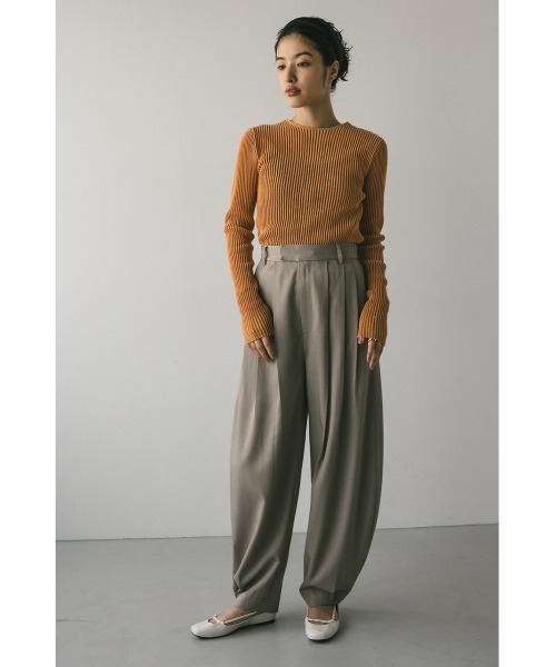 「STYLEMIXER」 長袖ニット FREE オレンジ レディース_画像2