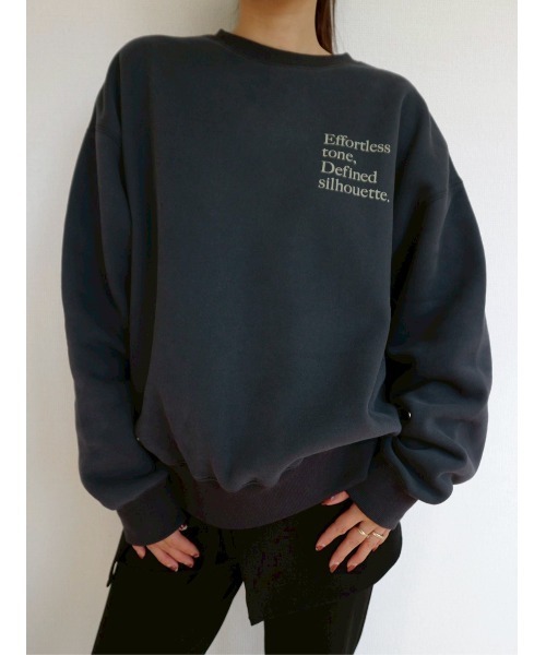 TRUNC トレーナー スウェット Oversized Back LOGO Sweat / オーバー
