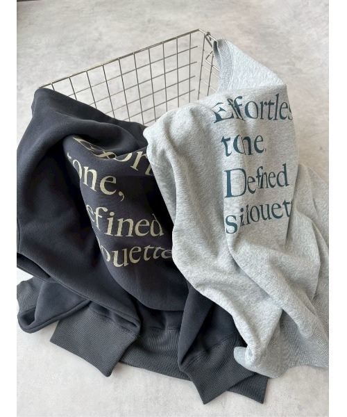TRUNC トレーナー スウェット Oversized Back LOGO Sweat / オーバー