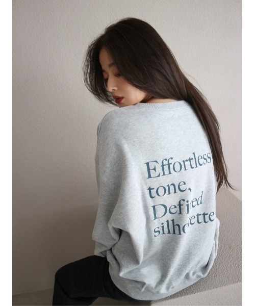 TRUNC トレーナー スウェット Oversized Back LOGO Sweat / オーバー