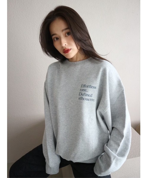 トレーナー/スウェット trunc88 TRUNC トレーナー スウェット Oversized Back LOGO Sweat / オーバー