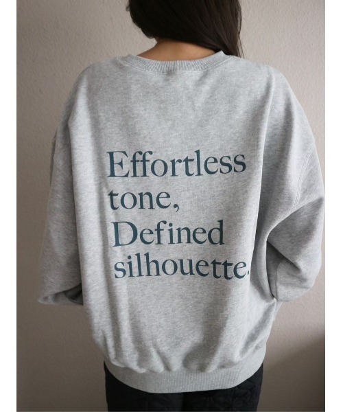 TRUNC トレーナー スウェット Oversized Back LOGO Sweat / オーバー