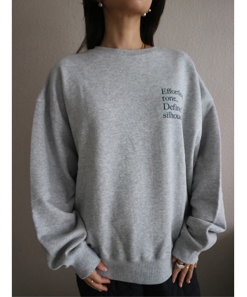 トレーナー/スウェット trunc88 TRUNC トレーナー スウェット Oversized Back LOGO Sweat / オーバー
