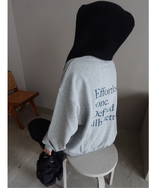 トレーナー/スウェット trunc88 TRUNC トレーナー スウェット Oversized Back LOGO Sweat / オーバー