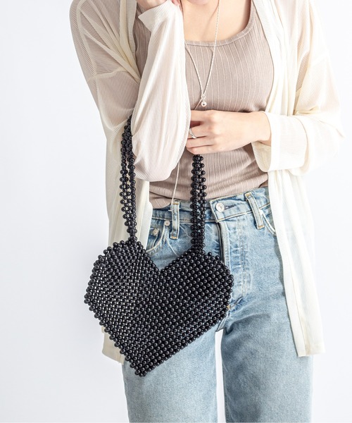 トートバッグ THE BAGMATI ザ・バグマティー グラスビーズバッグ ハート ハンドバッグ レディース Sonny Label BAGMATI グラスビーズバッグ Rakuten Fashion 楽天ファッション 旧楽天ブランドアベニュー RV8354