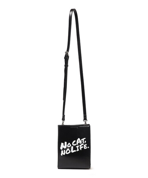 マミタス NO CAT NO LIFE ショルダー mmts（マミタス） ショルダーバッグ バッグ NO CAT， NO LIFE
