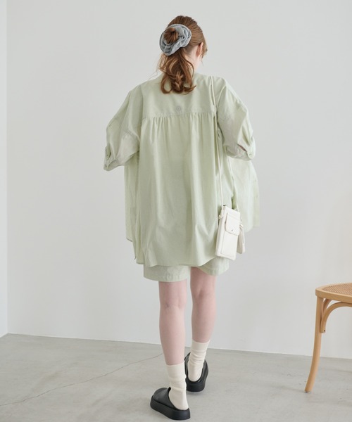 「Crisp」 ハーフパンツ FREE グリーン レディース_画像3