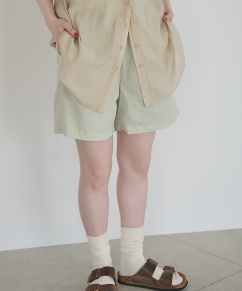 「Crisp」 ハーフパンツ FREE グリーン レディース_画像9