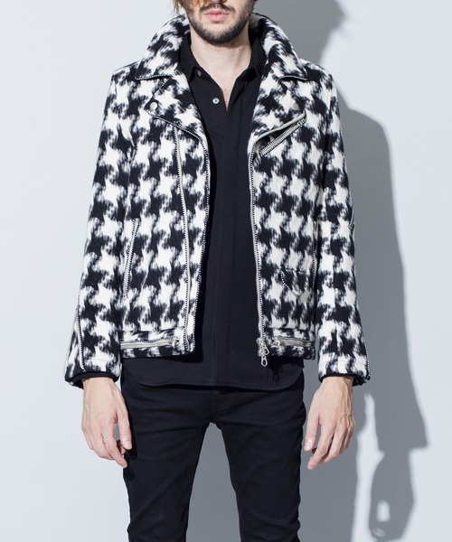 「NO ID.」 ライダースジャケット 1 ブラック メンズ_画像2