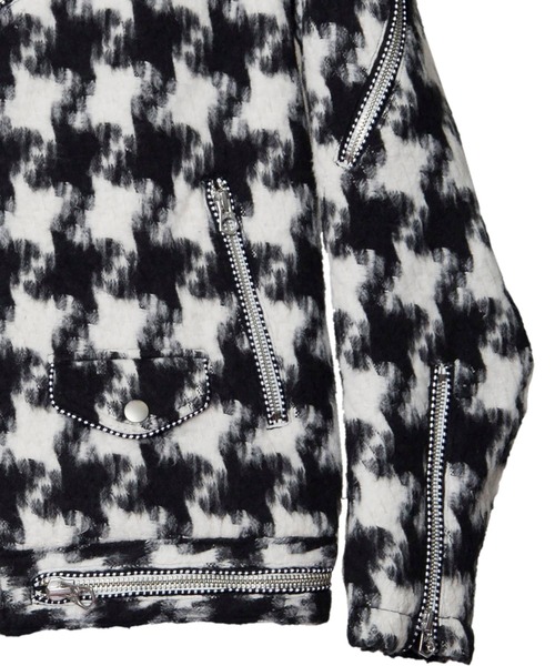 「NO ID.」 ライダースジャケット 1 ブラック メンズ_画像8