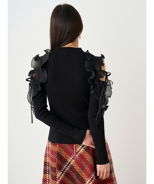 「SNIDEL」 長袖ニット ONE SIZE グレー レディースの画像
