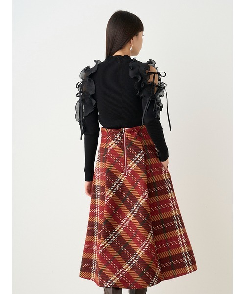 「SNIDEL」 長袖ニット ONE SIZE グレー レディース_12