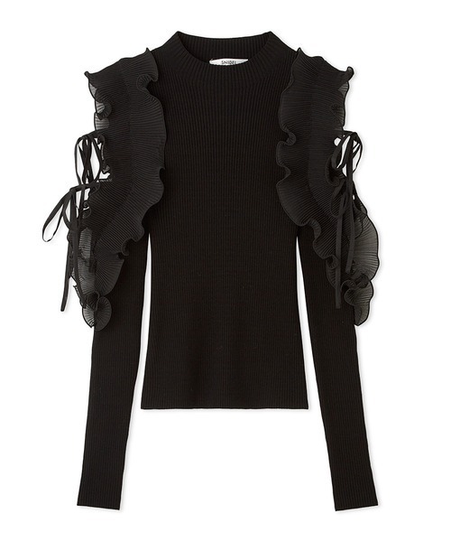 「SNIDEL」 長袖ニット ONE SIZE グレー レディース_14