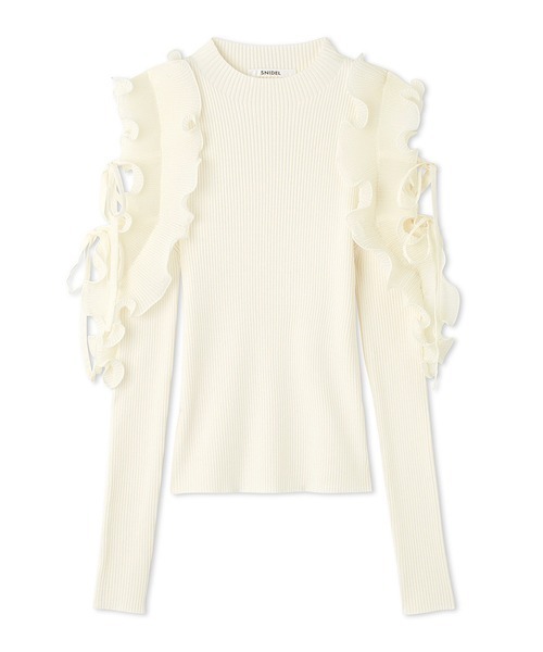 「SNIDEL」 長袖ニット ONE SIZE グレー レディース_15