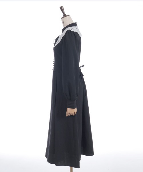 axes femme（アクシーズ ファム） ワンピース 付け襟付ハイウエスト