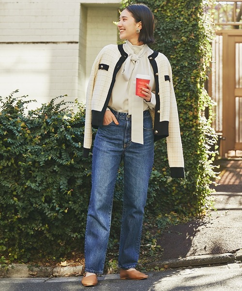 「N.（N. Natural Beauty Basic）」 ニットカーディガン MEDIUM オフホワイト レディース_画像2