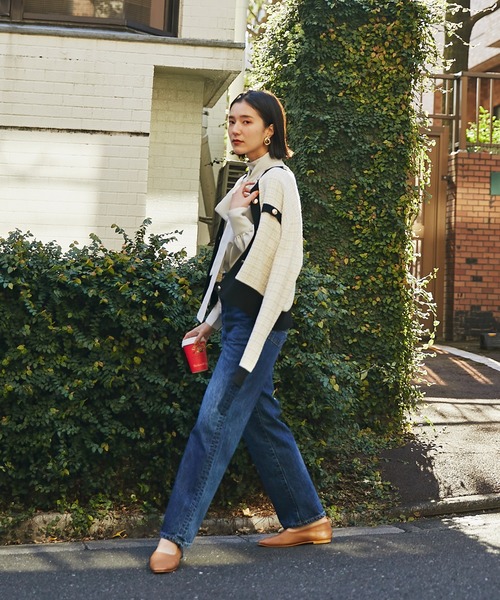 「N.（N. Natural Beauty Basic）」 ニットカーディガン MEDIUM オフホワイト レディース_画像3