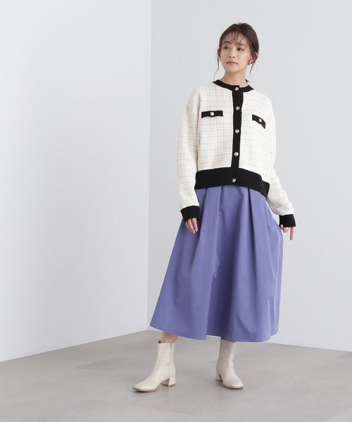 「N.（N. Natural Beauty Basic）」 ニットカーディガン MEDIUM オフホワイト レディース_画像4