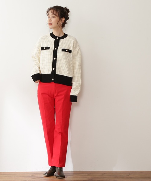 「N.（N. Natural Beauty Basic）」 ニットカーディガン MEDIUM オフホワイト レディース_画像8