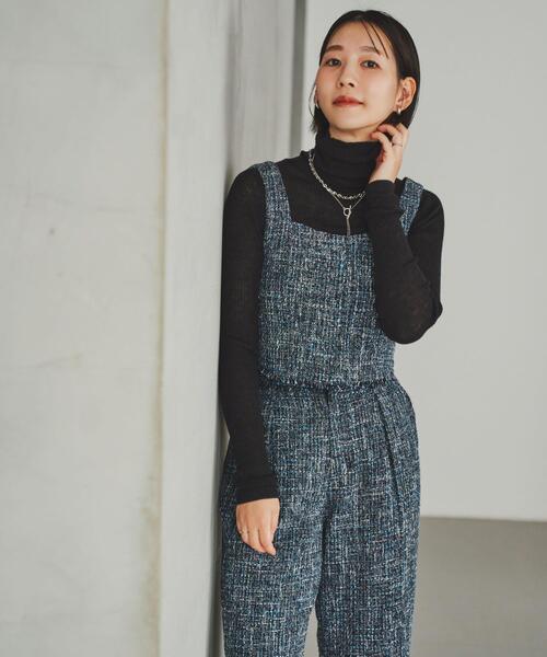 「F by ROSSO」 セットアップ 36 ブルー レディース_画像2