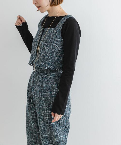 「F by ROSSO」 セットアップ 36 ブルー レディース_画像5