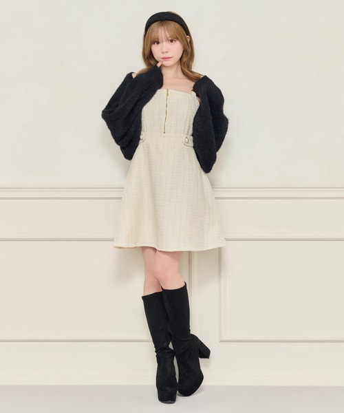 「apres jour」 キャミソールワンピース X-LARGE ボルドー レディース_画像4
