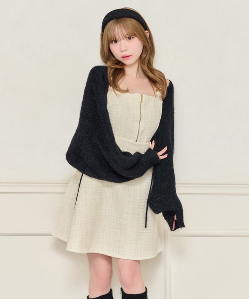 「apres jour」 キャミソールワンピース X-LARGE ボルドー レディース_画像5