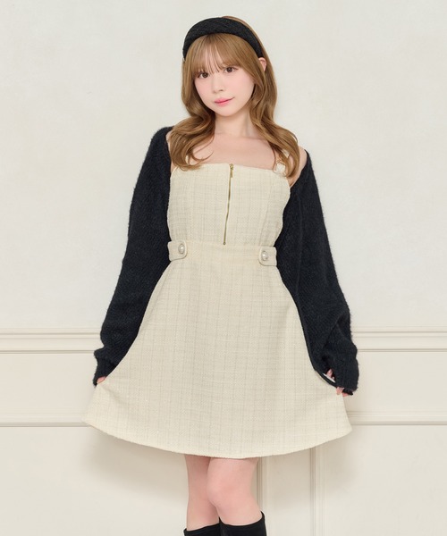 「apres jour」 キャミソールワンピース X-LARGE ボルドー レディース_画像6