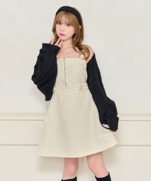 「apres jour」 キャミソールワンピース X-LARGE ボルドー レディース_画像7