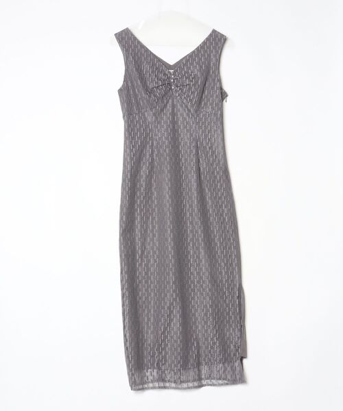 「Leja」 コンビワンピース MEDIUM グレー レディース_画像3