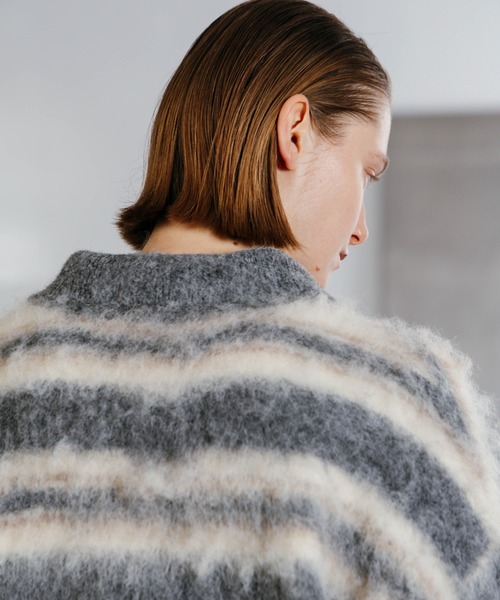 CREDONA（クレドナ） ニット セーター MOHAIR BORDER KNIT/モヘヤ