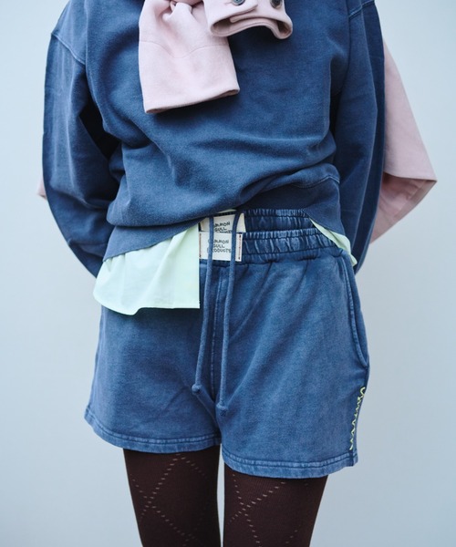 common gull products. パンツ 私の名前のスウェットハーフパンツ