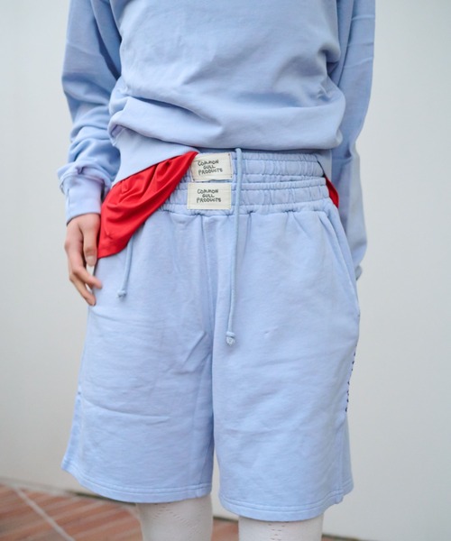 common gull products. パンツ 私の名前のスウェットハーフパンツ common gull products. パンツ 私の名前のスウェットハーフパンツ
