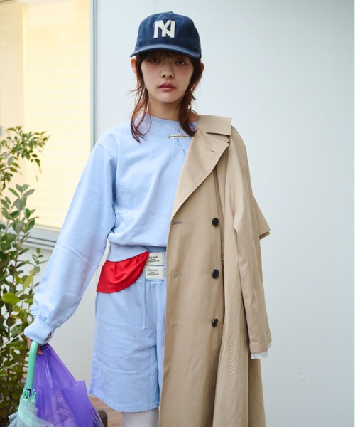 common gull products. パンツ 私の名前のスウェットハーフパンツ