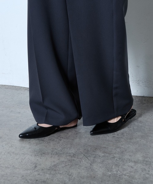 「COLONY 2139」 イージーパンツ SMALL チャコールグレー レディース_画像9