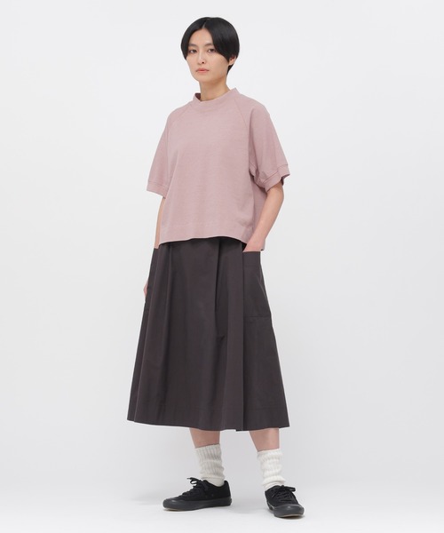 MHL.（エムエイチエル） tシャツ DRY COTTON JERSEY レディース