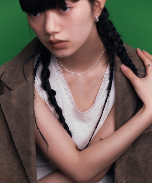 ネックレス 「silver925」Triple ballchain Nec / トリプルボールチェーンネックレス レディース メンズの画像