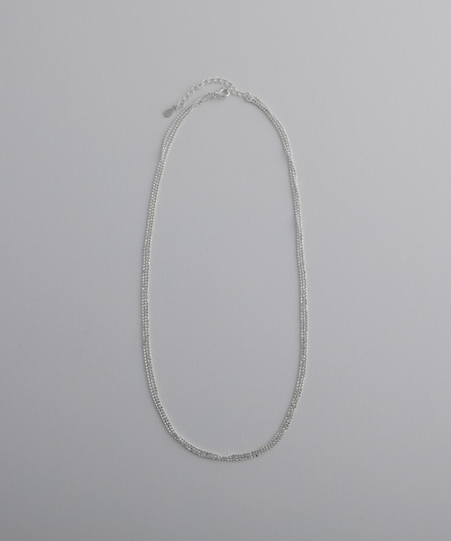 ネックレス 「silver925」Triple ballchain Nec / トリプルボールチェーンネックレス レディース メンズの画像