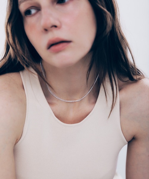 ネックレス 「silver925」Triple ballchain Nec / トリプルボールチェーンネックレス レディース メンズの画像