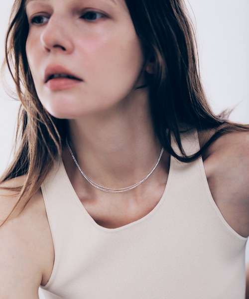 ネックレス 「silver925」Triple ballchain Nec / トリプルボールチェーンネックレス レディース メンズの画像