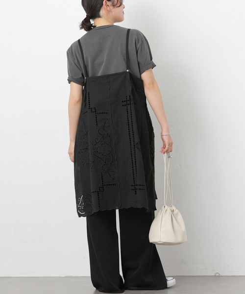 チュニック スクエアエンブロイダリーチュニック SHIPS any