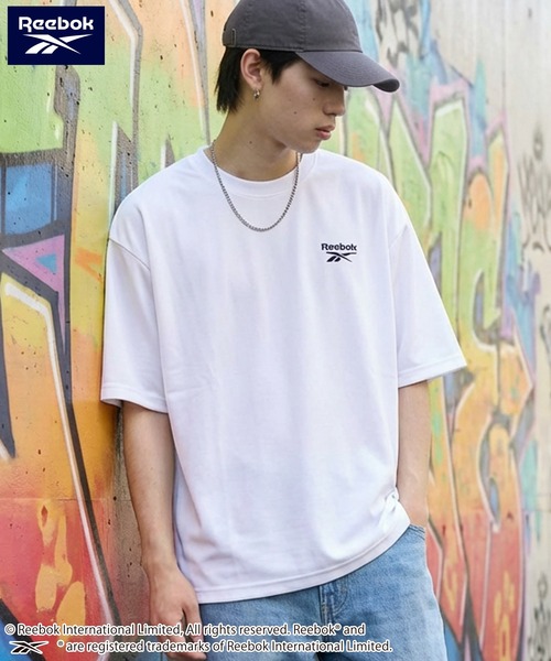 Reebok（リーボック） tシャツ UVカット 接触冷感 ワンポイント ロゴT