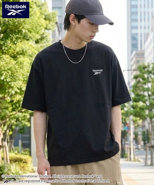 Reebok（リーボック） tシャツ UVカット 接触冷感 ワンポイント ロゴT