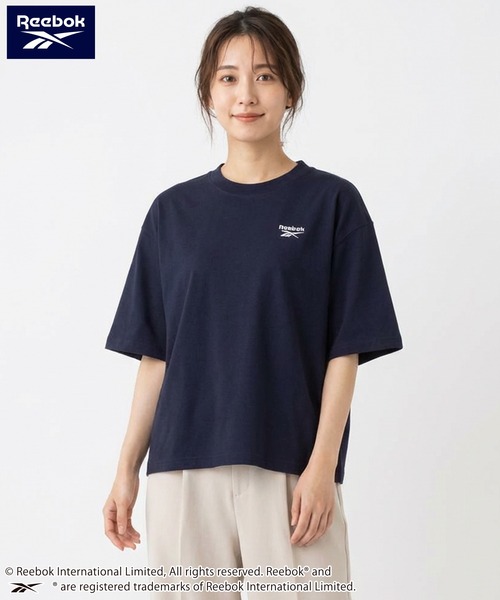 Reebok（リーボック） tシャツ UVカット 接触冷感 ワンポイント ロゴT