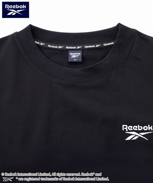 Reebok（リーボック） tシャツ UVカット 接触冷感 ワンポイント ロゴT