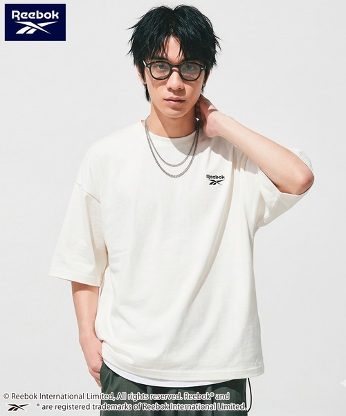 Reebok（リーボック） tシャツ UVカット 接触冷感 ワンポイント ロゴT